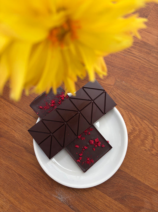 Semuliki Forest, Uganda 70% Dark Chocolate with Raspberry