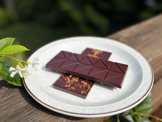 Semuliki Forest, Uganda 70% Dark Chocolate with Crispy Butter Toffee